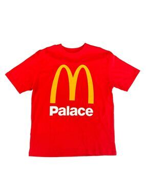 Palace x McDonalds T-Shirt Red Mens